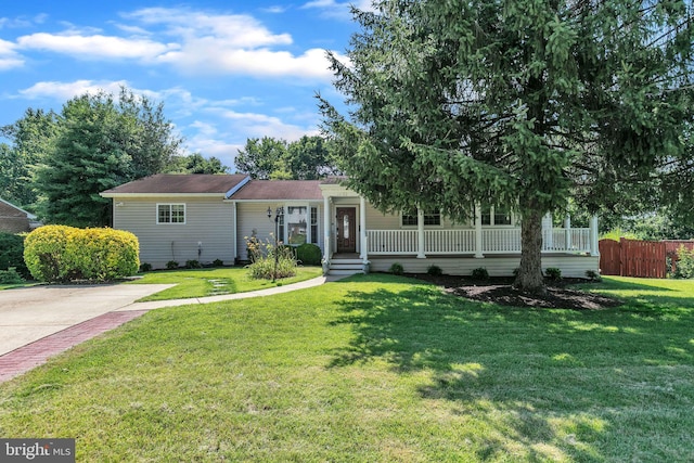 5722 Larpin Ln, Alexandria, VA 22310 - ranch-style home with covered porch