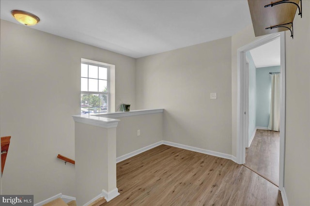 284 S Village Cir, Palmyra, PA 17078 - hall featuring an upstairs landing and wood finished floors