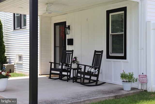 848 Grakyn Ln, Philadelphia, PA 19128 - view of patio / terrace featuring a ceiling fan
