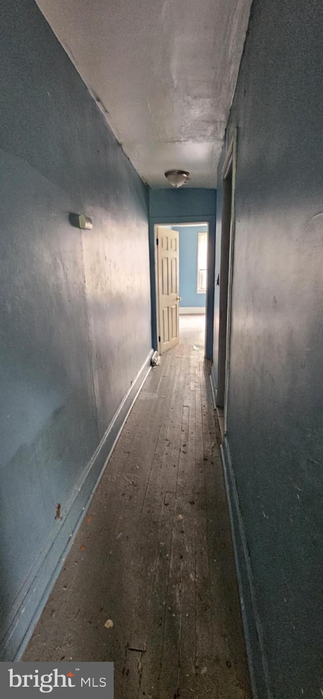 67 Vine St, Trenton, NJ 08638 - corridor with hardwood / wood-style floors and baseboards