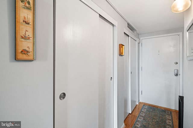 825 N 29th St Unit 5G, Philadelphia, PA 19130 - hallway with light wood finished floors
