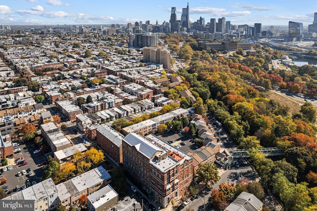 825 N 29th St Unit 5G, Philadelphia, PA 19130 - drone / aerial view of city skyline