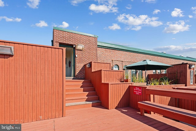 825 N 29th St Unit 5G, Philadelphia, PA 19130 - view of wooden deck