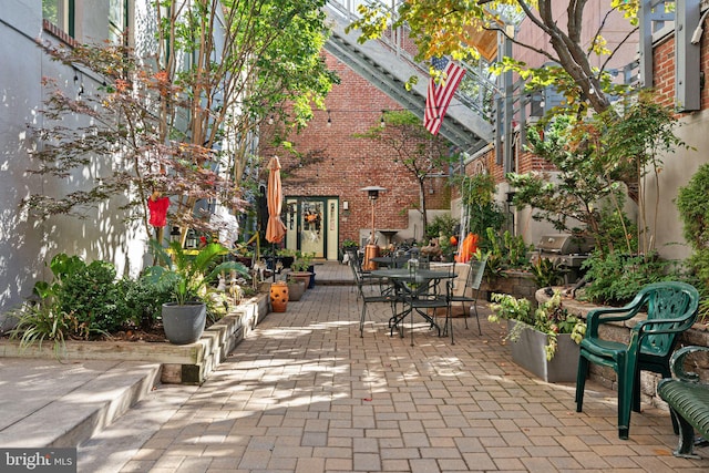825 N 29th St Unit 5G, Philadelphia, PA 19130 - view of patio / terrace with a grill and outdoor dining space