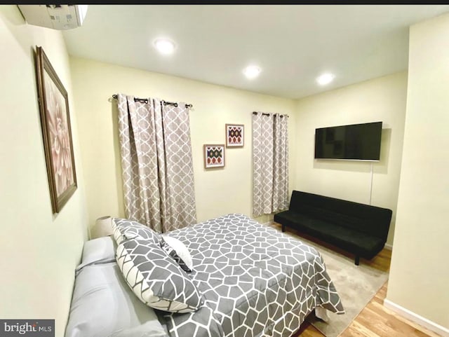 2538 N 16th St, Philadelphia, PA 19132 - bedroom with wood finished floors and recessed lighting