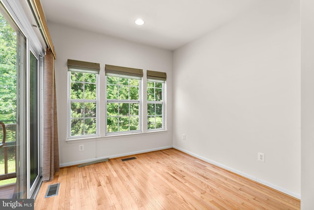 9956 Fragrant Lilies Way, Laurel, MD 20723 - empty room featuring wood finished floors and recessed lighting