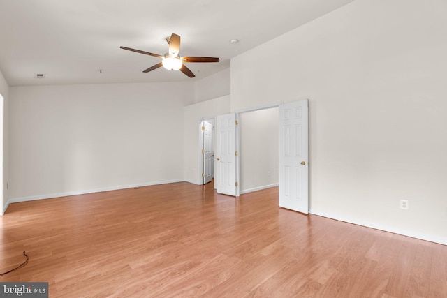 9956 Fragrant Lilies Way, Laurel, MD 20723 - spare room featuring ceiling fan and light wood finished floors