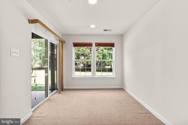 9956 Fragrant Lilies Way, Laurel, MD 20723 - empty room with carpet flooring, plenty of natural light, and recessed lighting