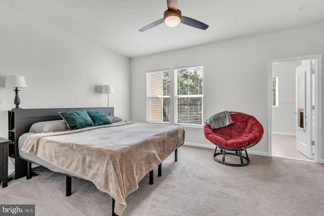 8321 Meadowood Dr, Hanover, MD 21076 - carpeted bedroom with baseboards and ceiling fan