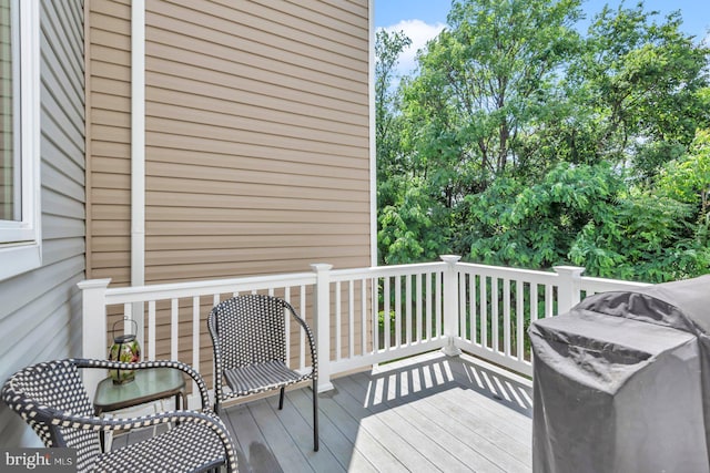 8321 Meadowood Dr, Hanover, MD 21076 - deck with area for grilling