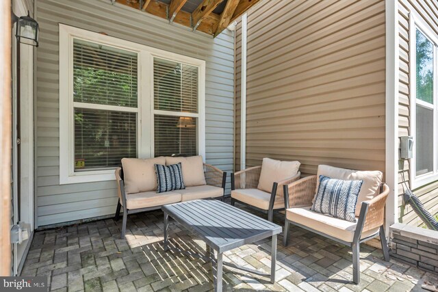 8321 Meadowood Dr, Hanover, MD 21076 - view of patio with an outdoor living space