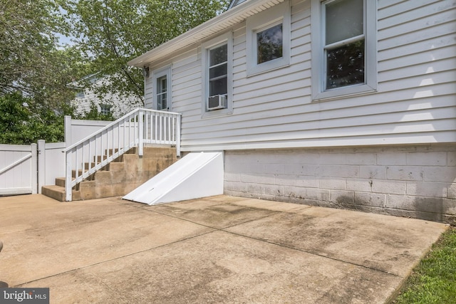 250 Maple Ave, Glenside, PA 19038 - property entrance with a patio area and cooling unit