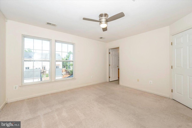 1724 Derrs Sq E, Frederick, MD 21701 - empty room with light carpet and a ceiling fan