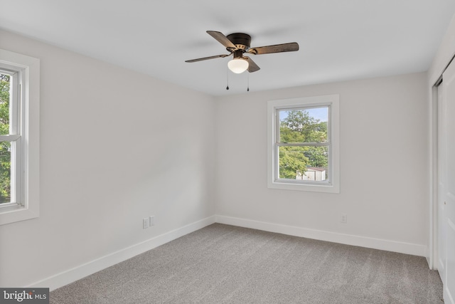4 New Coach Ln, Willingboro, NJ 08046 - carpeted spare room featuring healthy amount of natural light and a ceiling fan