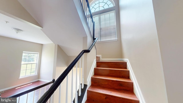 8117 Grayden Ln, Brandywine, MD 20613 - stairway with wood finished floors and baseboards