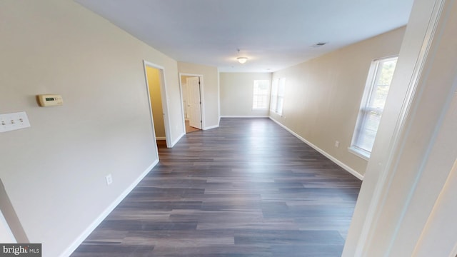 8117 Grayden Ln, Brandywine, MD 20613 - empty room with baseboards and dark wood-style flooring