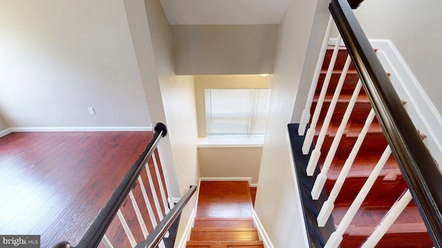 8117 Grayden Ln, Brandywine, MD 20613 - staircase with wood-type flooring