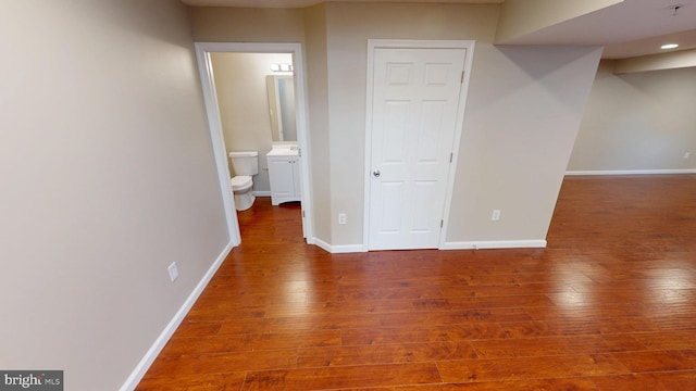 8117 Grayden Ln, Brandywine, MD 20613 - finished basement featuring wood-type flooring
