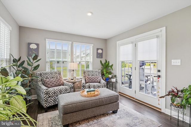 294 Letitia Manor Dr, West Grove, PA 19390 - living area featuring wood finished floors and recessed lighting