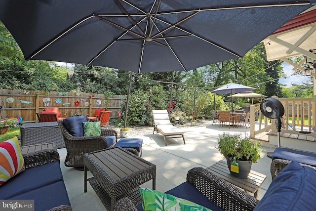 14 Utah Ave, Cherry Hill, NJ 08002 - view of patio / terrace with outdoor lounge area and outdoor dining area