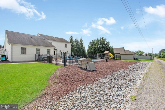 148 S Allwood Dr, Hanover, PA 17331 - back of house featuring a playground