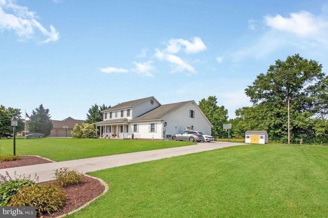 148 S Allwood Dr, Hanover, PA 17331 - view of front of home with a front yard and driveway
