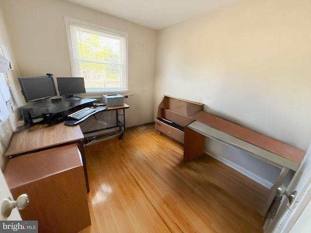 433 Edsam Ave, Pitman, NJ 08071 - office area featuring light wood finished floors