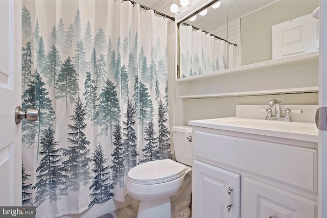 37 Outlook Ln, Levittown, PA 19055 - bathroom featuring vanity and a shower with curtain