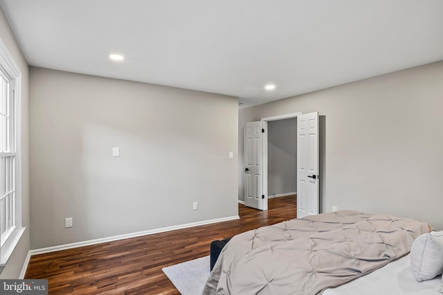 320 Redwood Grove Ct, Millersville, MD 21108 - bedroom featuring dark wood-type flooring and recessed lighting