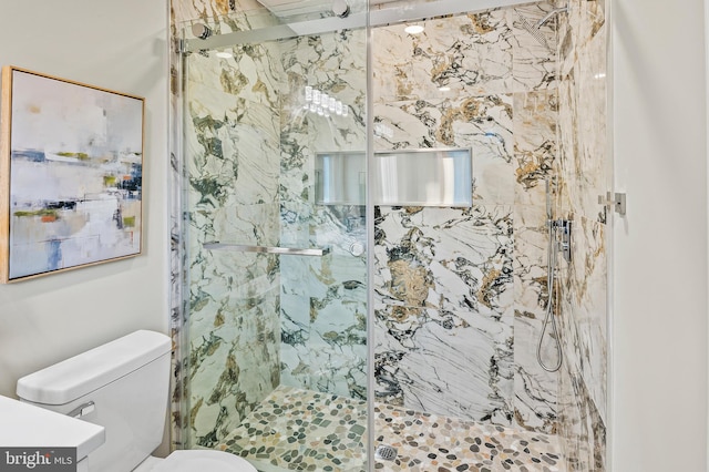 320 Redwood Grove Ct, Millersville, MD 21108 - full bathroom with a marble finish shower and toilet