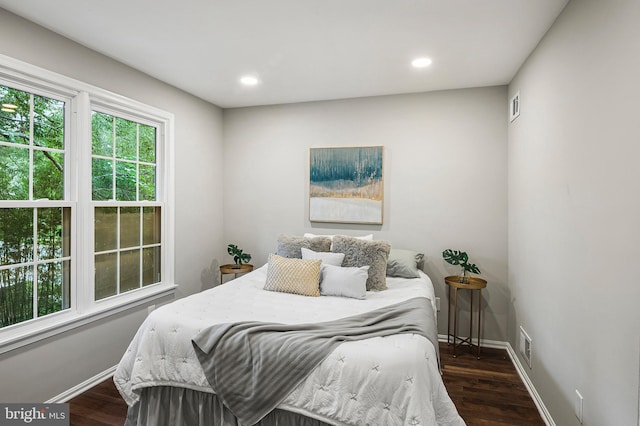 320 Redwood Grove Ct, Millersville, MD 21108 - bedroom with dark wood-style floors and recessed lighting