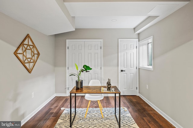 320 Redwood Grove Ct, Millersville, MD 21108 - office featuring dark wood finished floors
