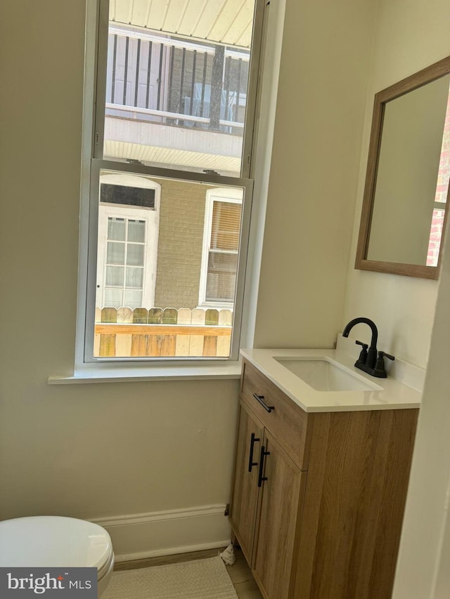 538 S Lime St, Lancaster, PA 17602 - half bathroom with healthy amount of natural light and vanity