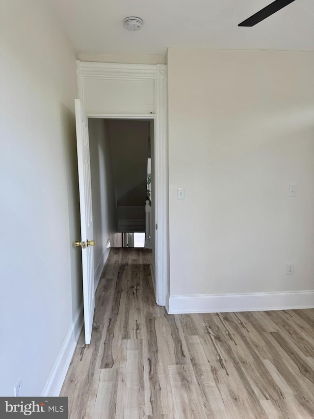 538 S Lime St, Lancaster, PA 17602 - hall with light wood-style floors and baseboards
