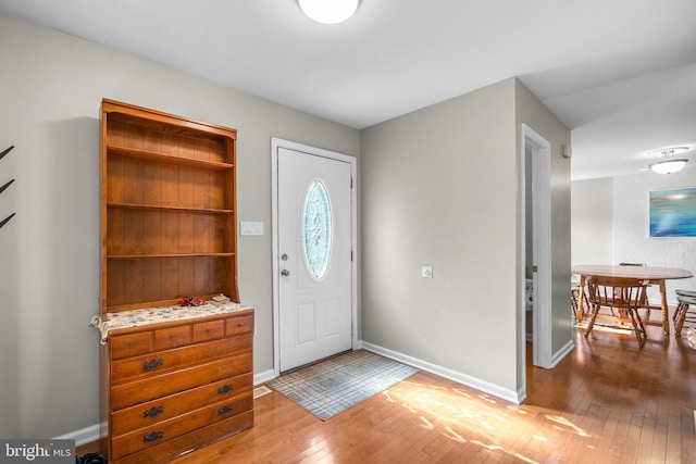 15321 Peach Orchard Rd, Silver Spring, MD 20905 - entryway featuring hardwood / wood-style flooring and baseboards