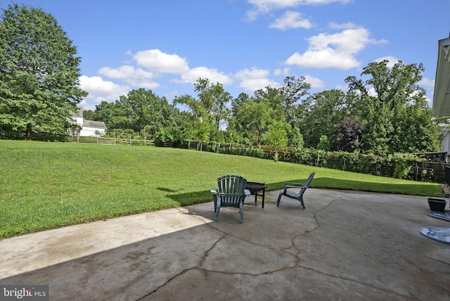 15321 Peach Orchard Rd, Silver Spring, MD 20905 - fenced backyard featuring a patio