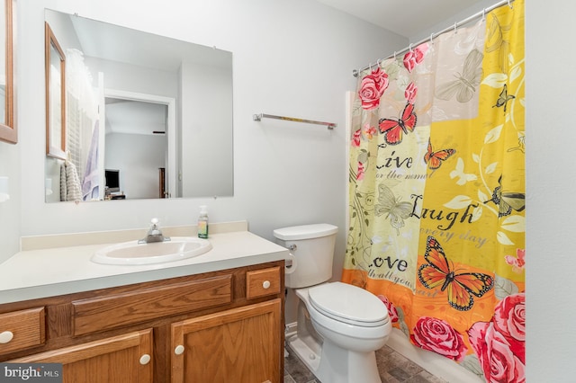 1866 Wexford Rd, Palmyra, PA 17078 - bathroom with vanity and a shower with shower curtain