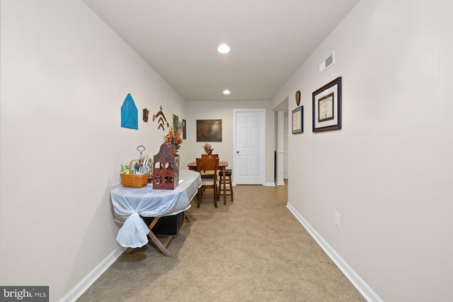 231 Lupine Dr, Smyrna, DE 19977 - corridor with recessed lighting and light colored carpet