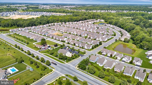 231 Lupine Dr, Smyrna, DE 19977 - aerial view of residential area with a nearby body of water