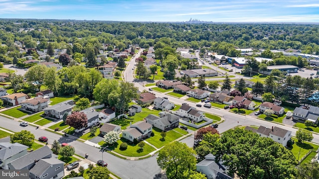 411 Parkstone Way, Broomall, PA 19008 - aerial perspective of suburban area