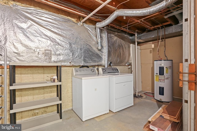 7547 Filbert Ter, Gaithersburg, MD 20879 - unfinished basement with electric water heater and separate washer and dryer