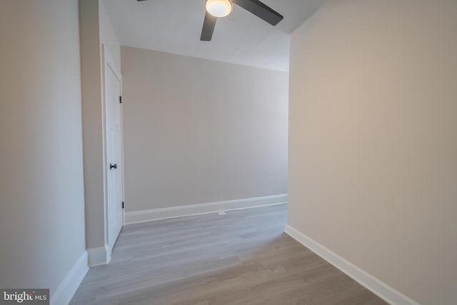 3335 Dudley Ave, Baltimore, MD 21213 - hall featuring light wood-style floors and baseboards