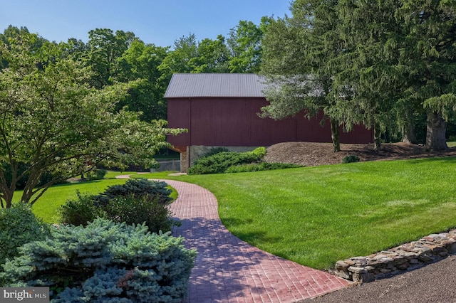 5751 Mount Pisgah Rd, York, PA 17406 - view of grassy yard with an outdoor structure