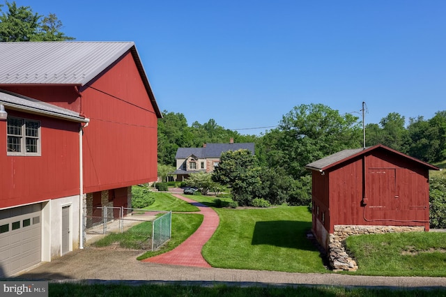 5751 Mount Pisgah Rd, York, PA 17406 - view of yard featuring a storage unit