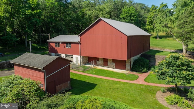 5751 Mount Pisgah Rd, York, PA 17406 - view of outbuilding with an attached garage