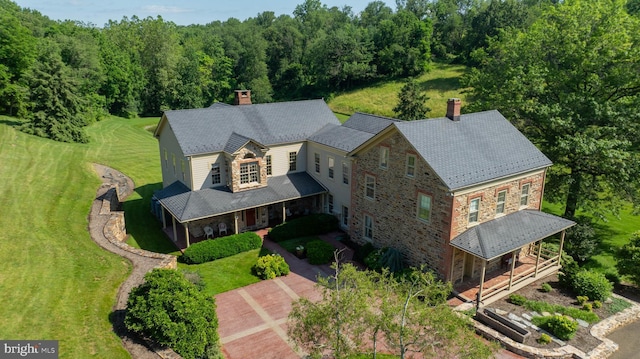 5751 Mount Pisgah Rd, York, PA 17406 - view from above of property featuring a heavily wooded area