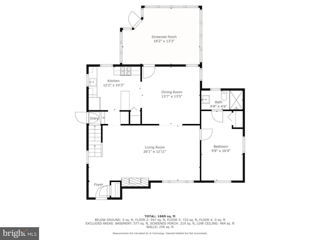 206 E Lake Ave, Baltimore, MD 21212 - view of room layout