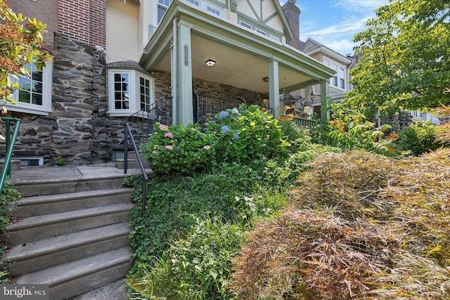 7527 Germantown Ave, Philadelphia, PA 19119 - view of side of home featuring stone siding