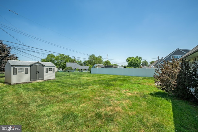 54 Apricot Ln, Levittown, PA 19055 - view of yard with a storage shed