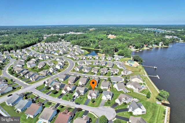 36765 Hummingbird Way N, Selbyville, DE 19975 - view of property location featuring a nearby body of water and nearby suburban area